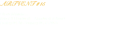 ARTVENT #15 Oh du fröhliche...
Kunst & Handwerk – Handwerk & Kunst
Freitag 04. bis Sonntag 06.12.2015 